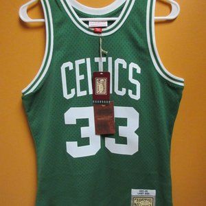 Mitchell & Ness Swingman Boston Celtics Road 1985-86 Larry Bird Jersey, Green